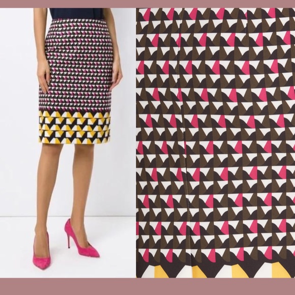 NEW HUGO BOSS [ 12 US ] Vareika‎ Anthracite Mélange Pencil Skirt - Picture 4 of 16